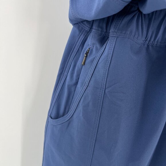 Patagonia Fleetwith Travel Dress M Blue Tank Drawstring Waist Stretch Active - Picture 11 of 13